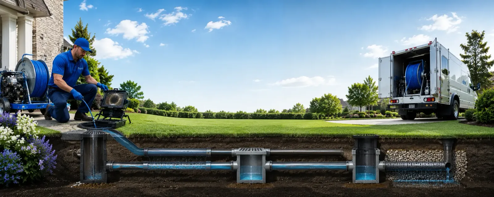 Outdoor drain cleaning information for Sandown, NH